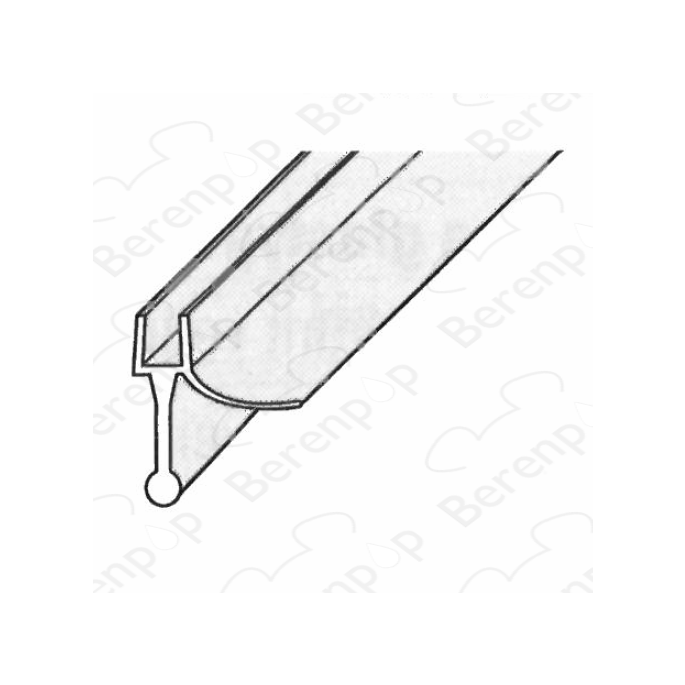 Villeroy en Boch Subway PGR60450470009 gebogenes Entwässerungsprofil, 200cm, 6mm