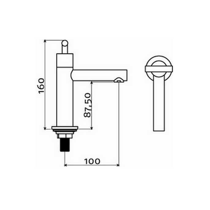Clou Freddo 4 CL060301229 fountain tap upright chrome