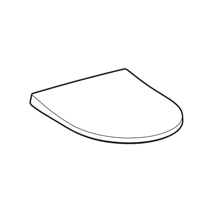Geberit 300 Basic S8H51207000G slimseat toilet seat with cover white