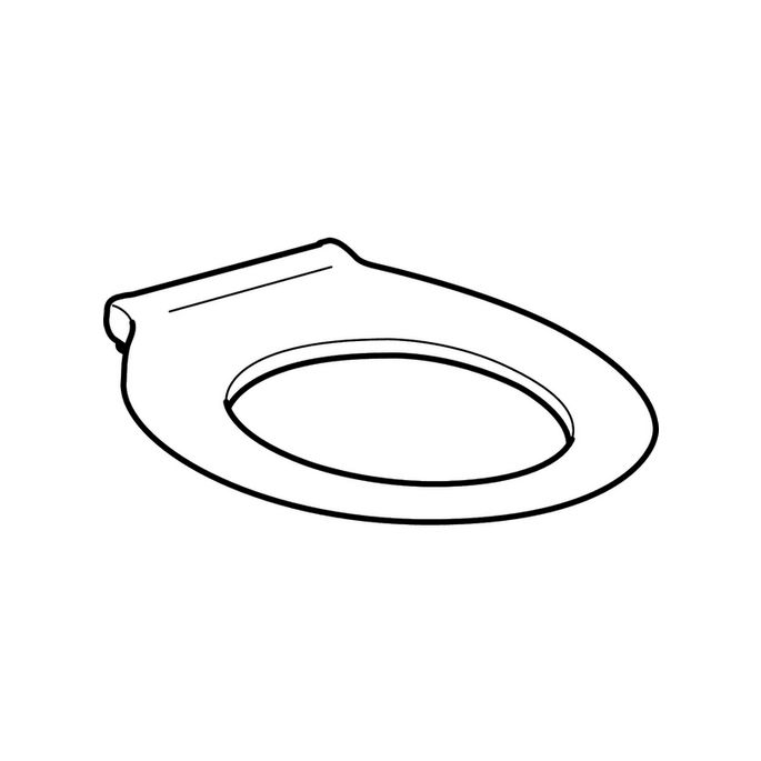 Geberit 300 Comfort 501442001 WC-Sitze ohne Deckel rot