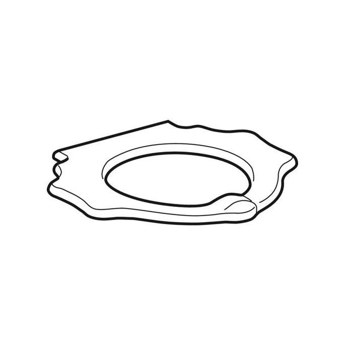 Geberit 300 Kids S8H51112000G turtle designer toilet seat (child seat) without cover white