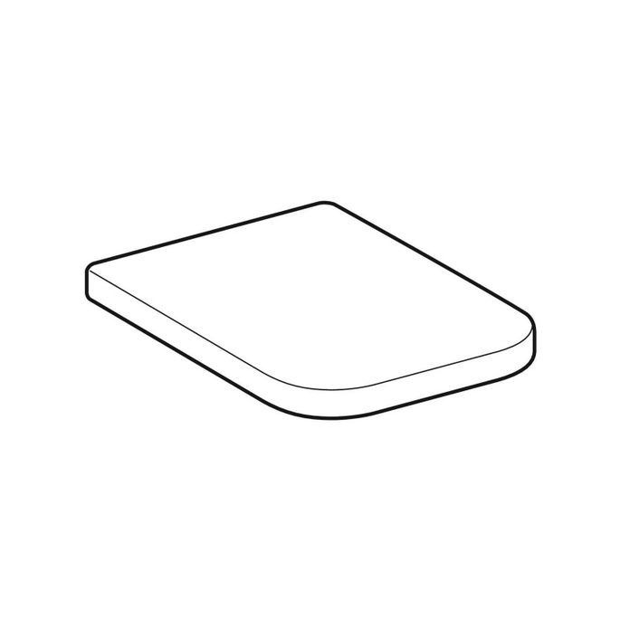 Geberit Renova Plan 500832001 WC-Sitze mit Deckel weiß