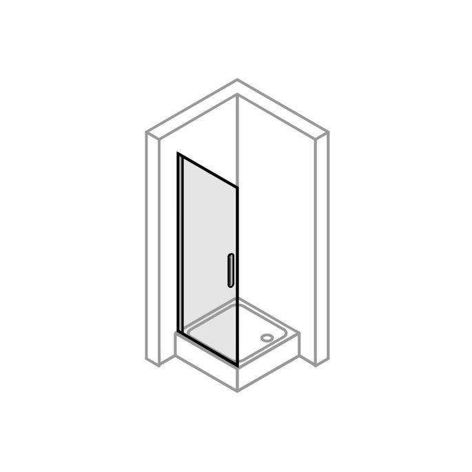 Huppe Design elegance, 025322 cover cap for wall profile