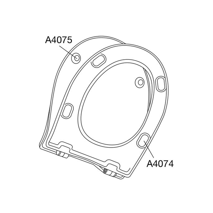 Pressalit Objecta D Pro 998011-DH4999 toiletzitting met deksel wit polygiene