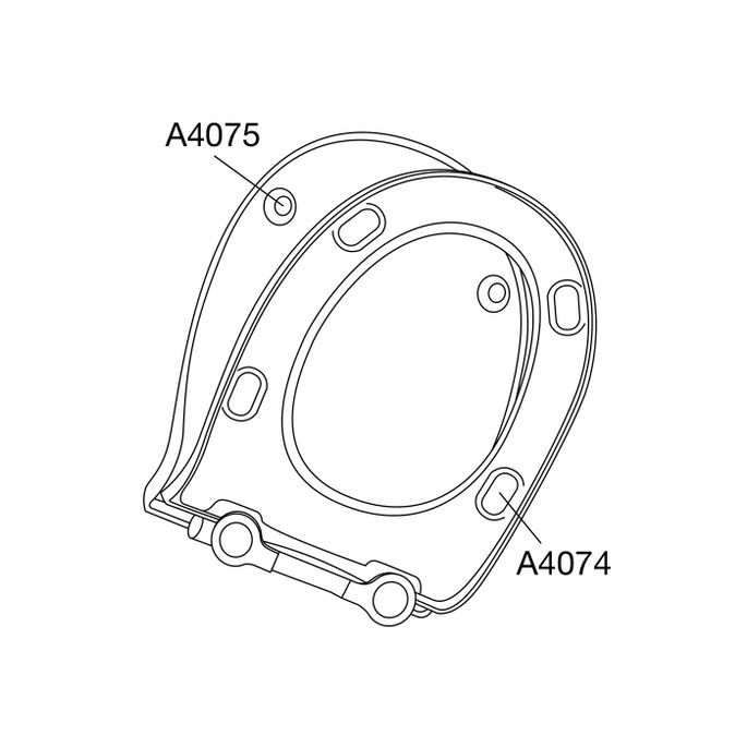Pressalit Projecta Solid Pro 1004111-DG4925 toilet seat with lid black polygiene