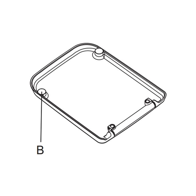 Villeroy en Boch Finion - Legato - Memento - Venticello 8M10S101 urinal lid white