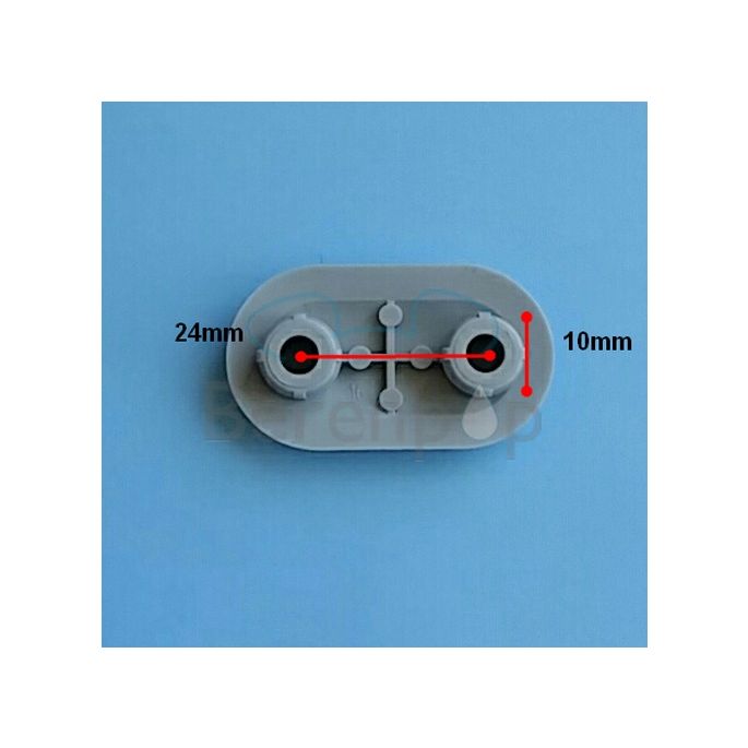 Pressalit A4001 buffer voor zitting ovaal grijs