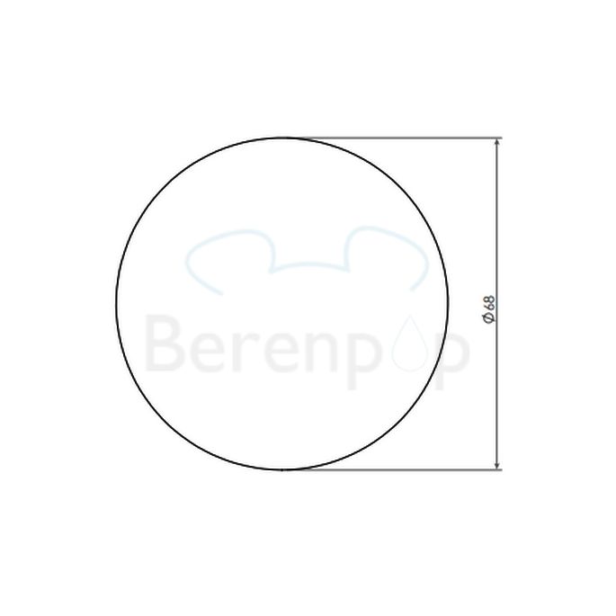 Clou InBe IB0651003 plug chrome