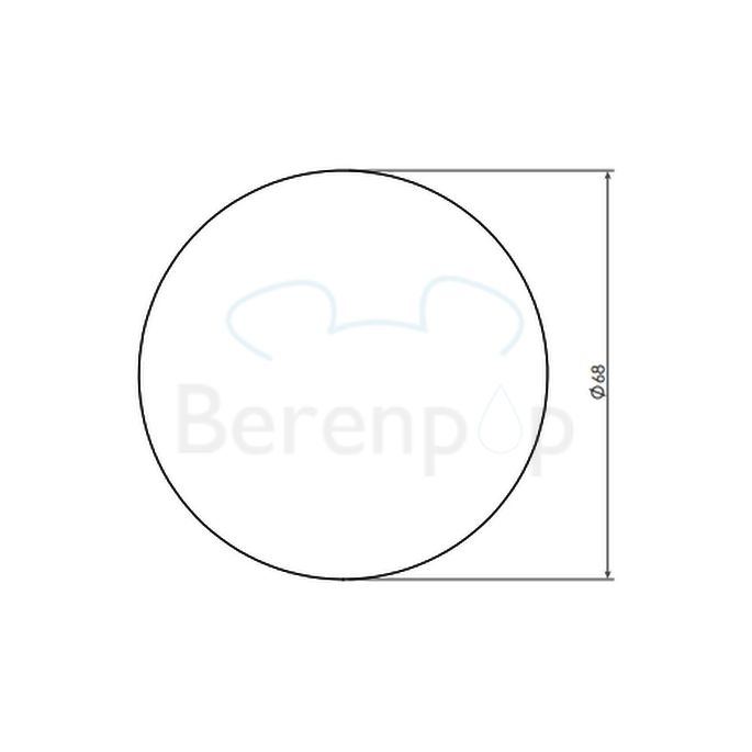 Clou InBe IB0651004 plug chrome