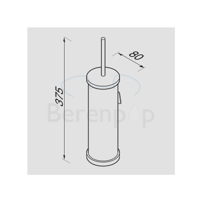 Geesa Nelio 680002115 accessory set (toilet set) chrome