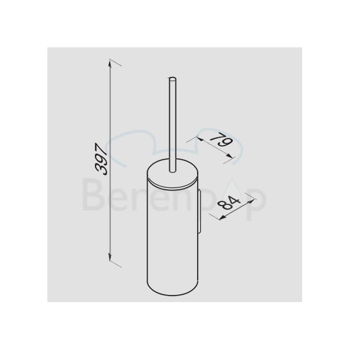 Geesa Wynk 450002115 accessory set (toilet set) chrome