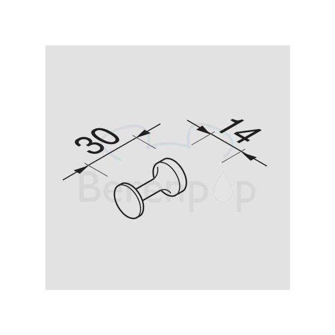 Geesa Luna 5500115 accessory set (toilet set) chrome