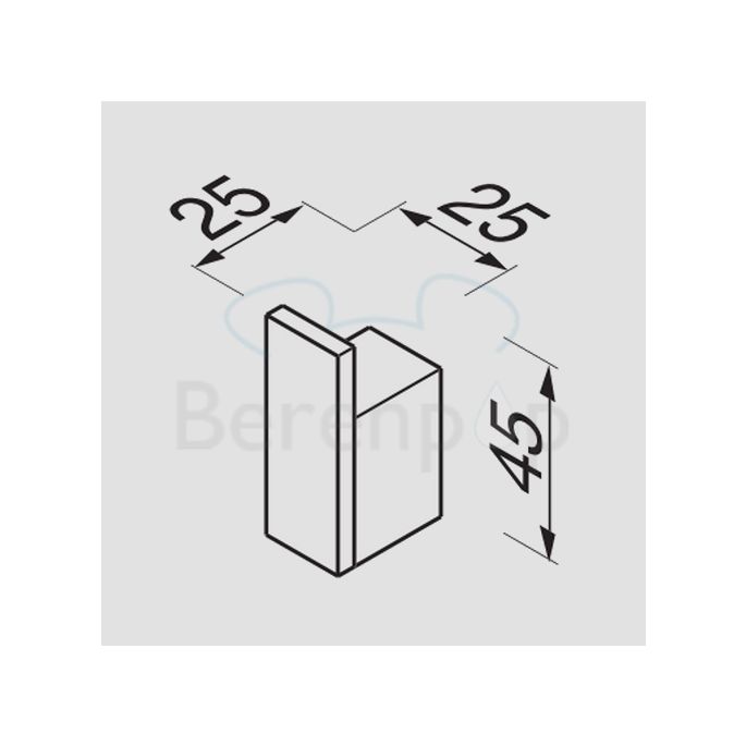 Geesa Modern Art 350002115 accessory set (toilet set) chrome