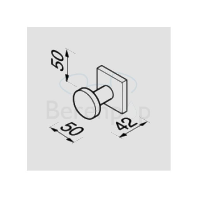 Geesa Nelio 680002115 accessory set (toilet set) chrome