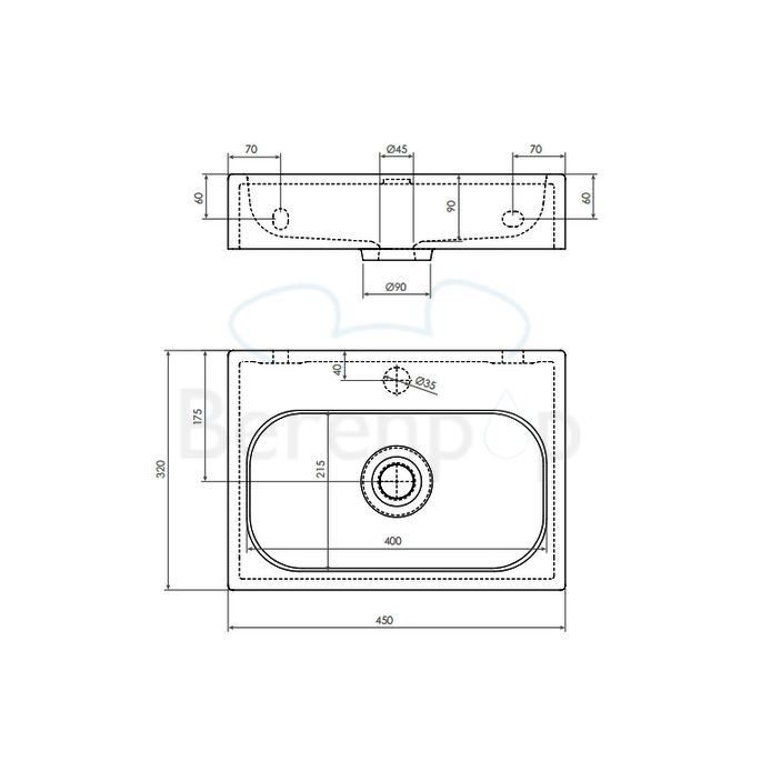 Clou Mini Match Me CL0308151 mineral marble fountain 45cm white