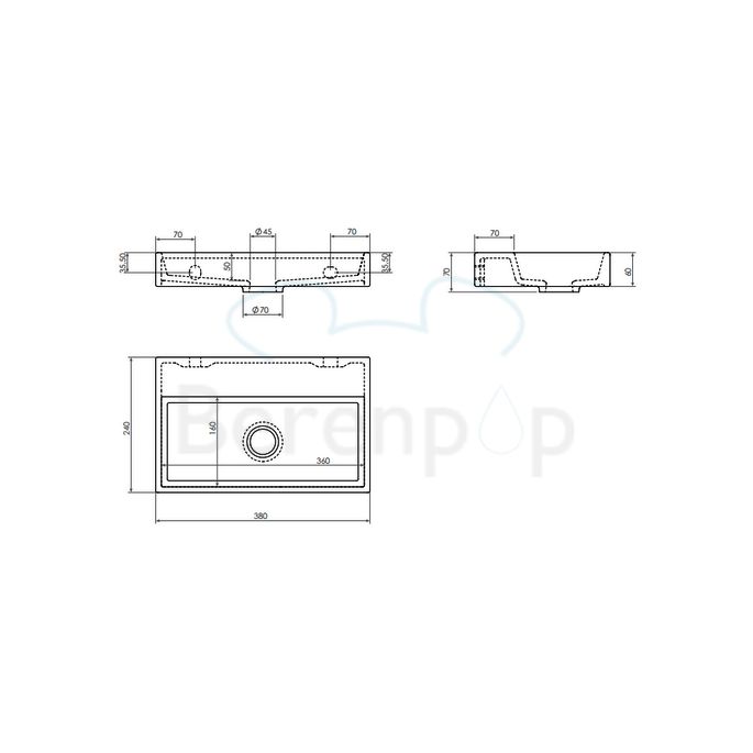 Clou Mini Wash Me CL0303131 ceramic fountain 38cm white