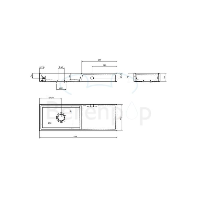 Clou Mini Wash Me CL0303141 ceramic fountain 56cm white