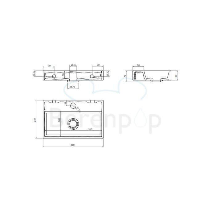 Clou Mini Wash Me CL0308130 mineral marble fountain 38cm white