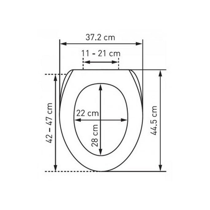 Diaqua Paris 3D 31171010 toiletzitting met deksel 3D motief Tiger
