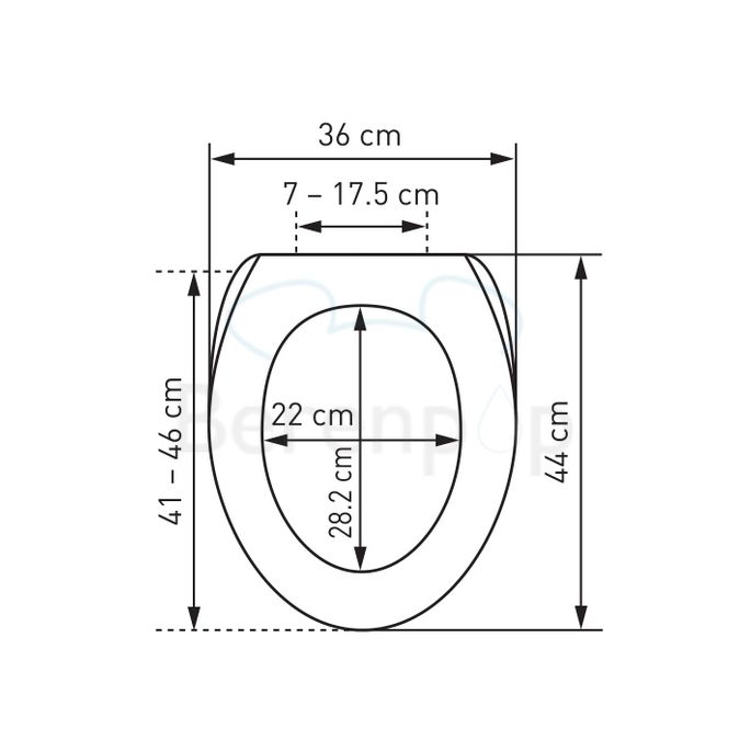 Diaqua Sidney LED 31176341 toiletzitting met deksel wit