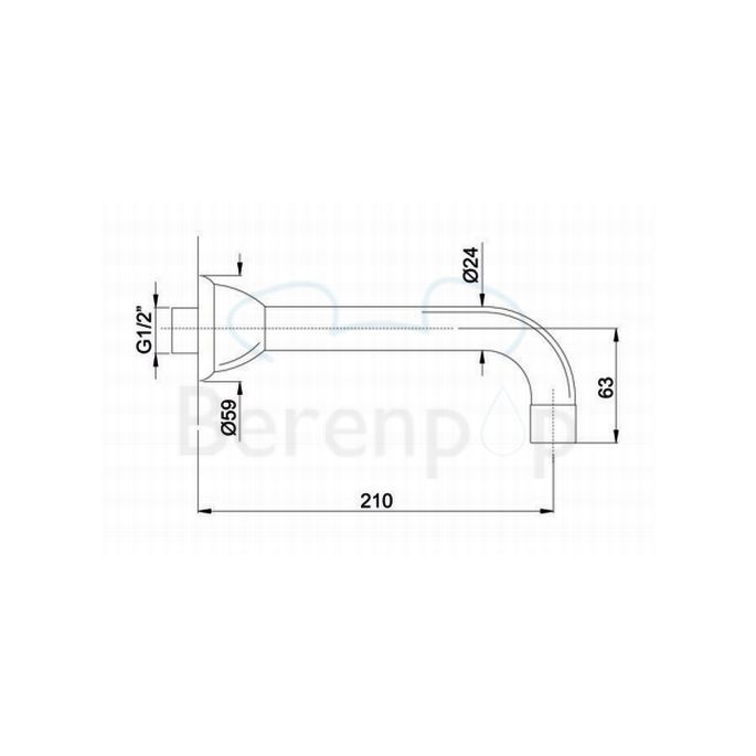 Fima Carlo Frattini F2156CR Wandauslauf 1/2