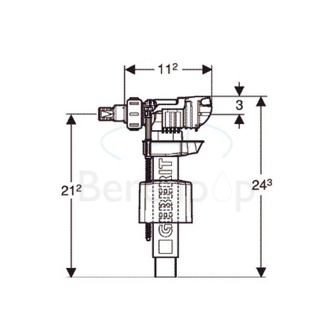 Geberit 240714001 Typ 380 Füllventile (Unifill)