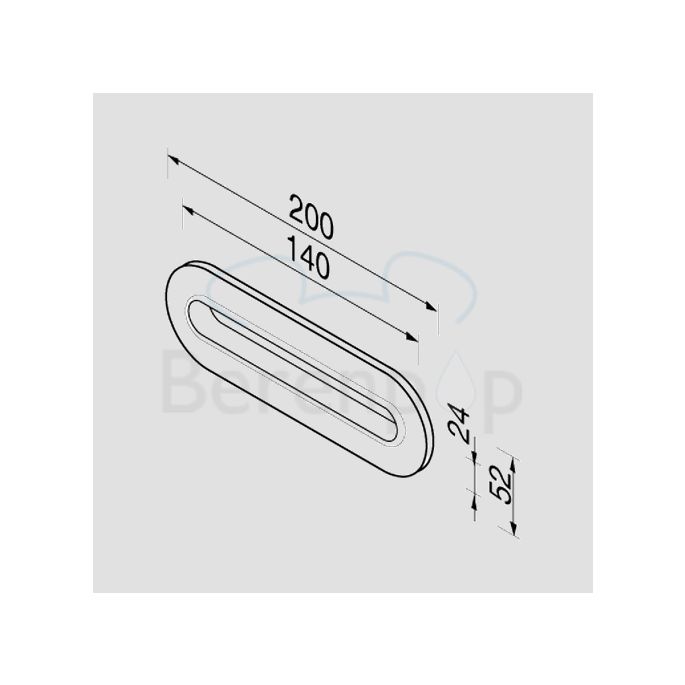 Geesa Hotel 1124 tissue holder recessed washbasin chrome