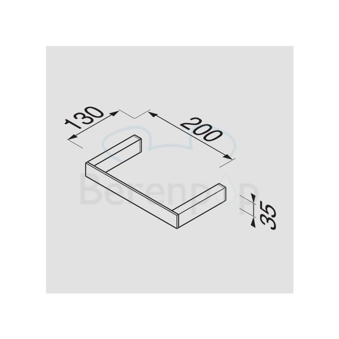 Geesa Modern Art 350402 towel ring chrome