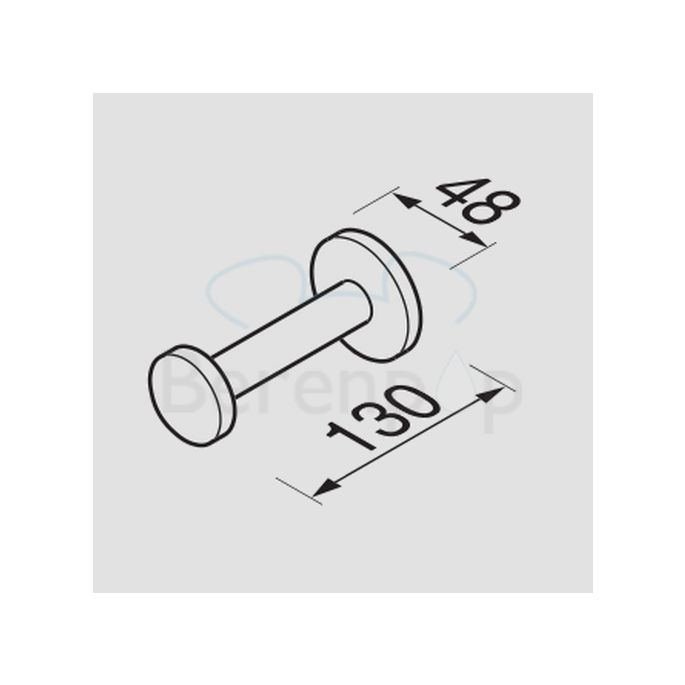 Geesa Nemox 651202 spare roll holder chrome