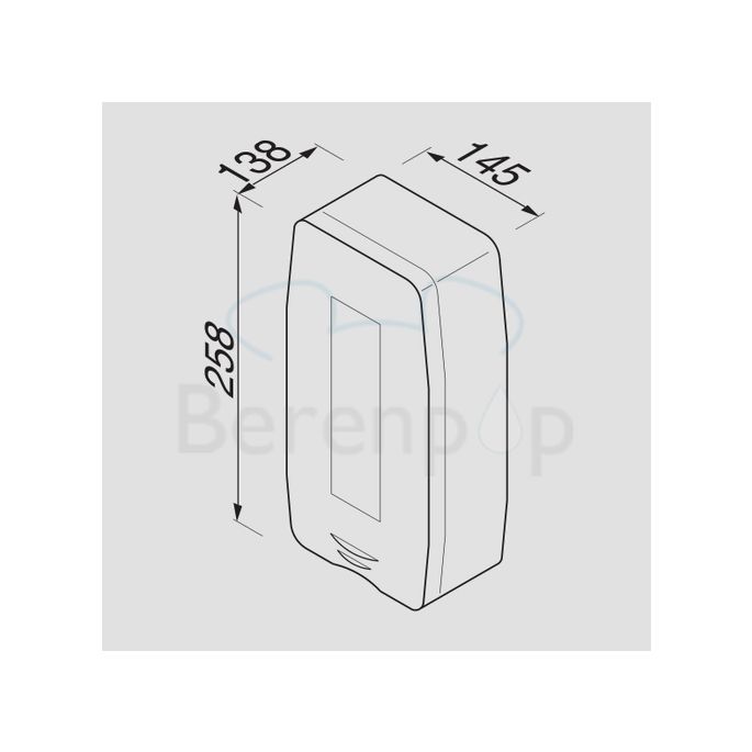 Geesa Public Area 6450 hand dryer Vento Basic 1100W ABS white