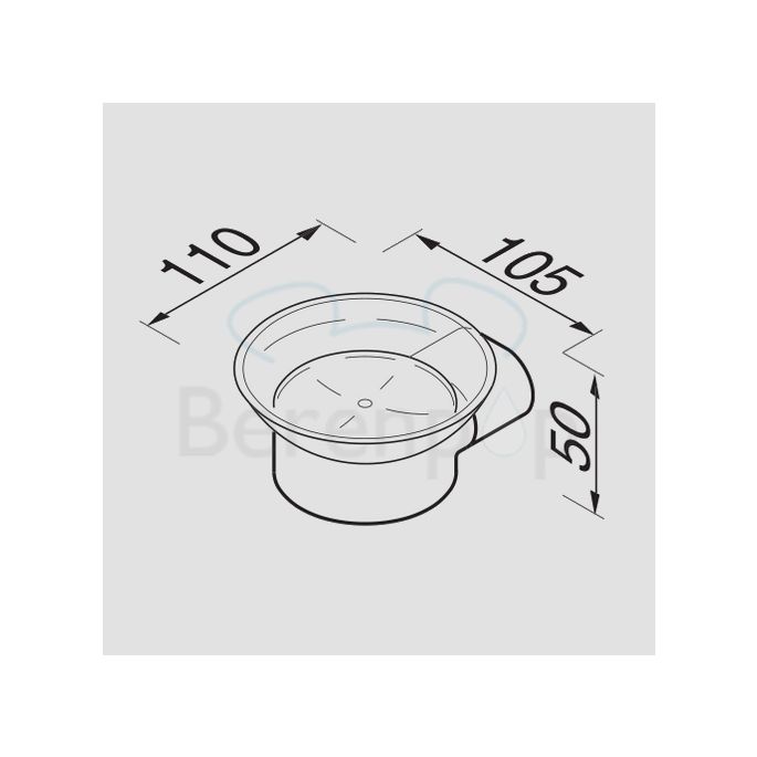 Geesa Wynk 450302 soap holder chrome