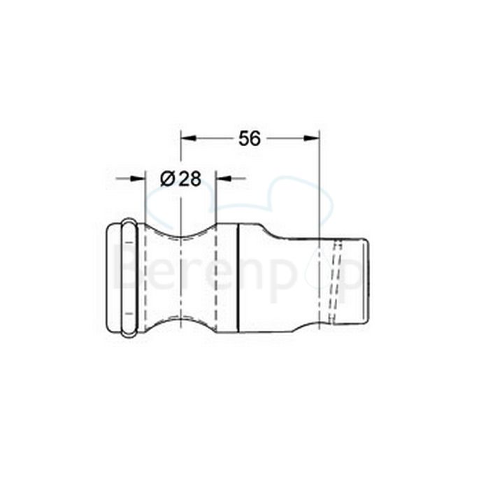 Grohe Relexa 12435000 Gleiter für Brausestange für Brausestang chrom