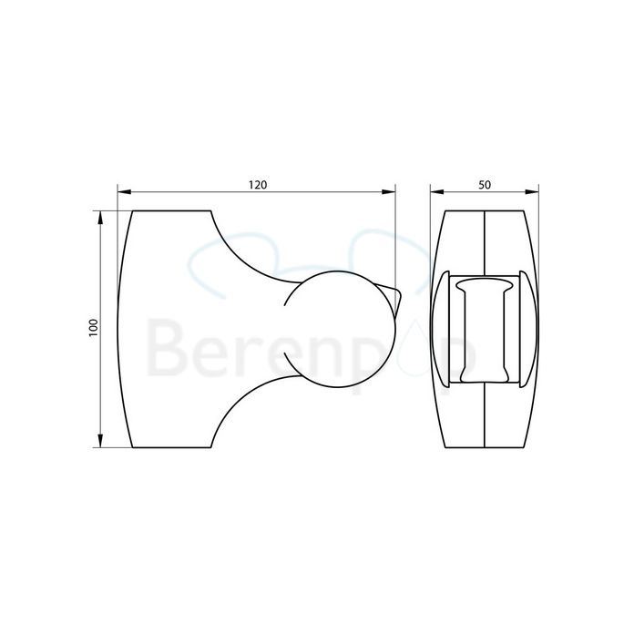 Handicare (Linido) LI2630200602 Duschkopfhalter Kunststoff weiß