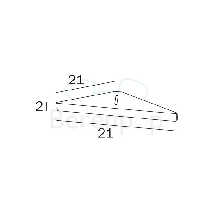 Inda Hotellerie - Gealuna A1031BCR soap holder chrome