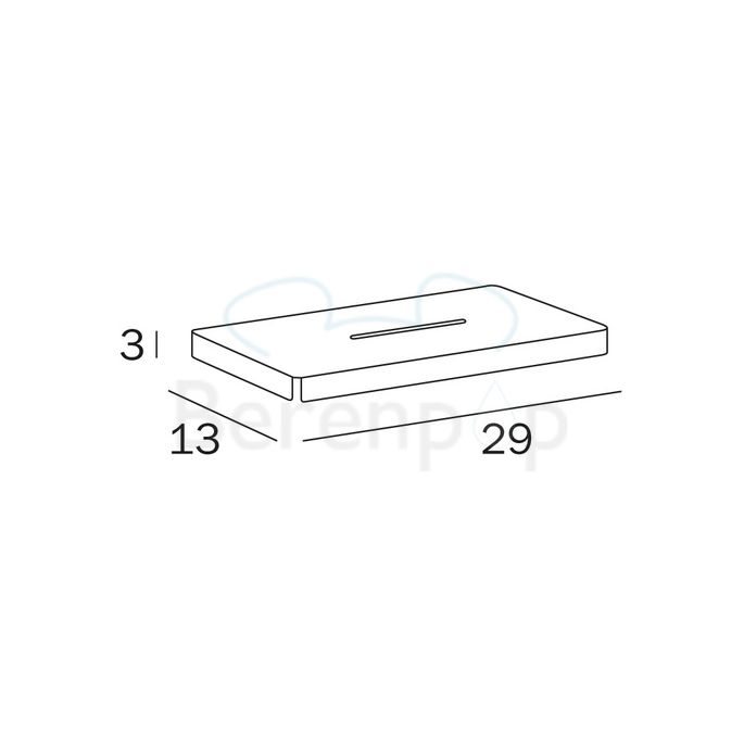 Inda Hotellerie - Gealuna A1051BCR soap holder chrome