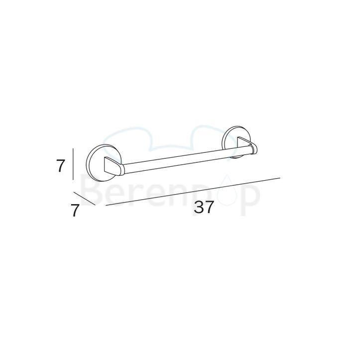 Inda Hotellerie A0418ACR towel holder 37cm chrome