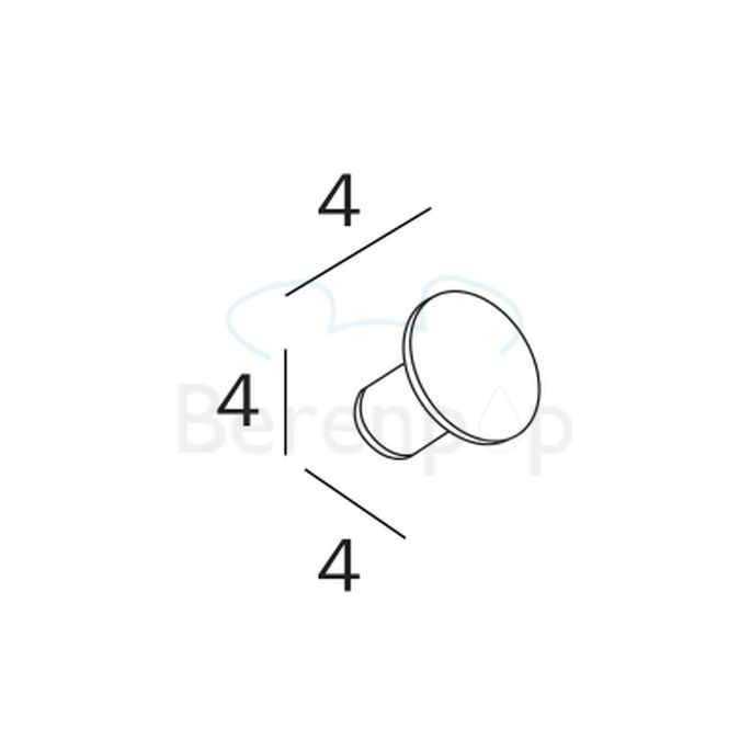 Inda Hotellerie - Ein AV120ACR Kleiderhaken Chrom