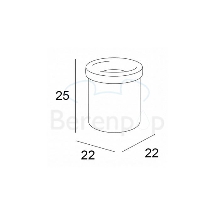 Inda Hotellerie - Gealuna - Ego A13010AL waste bin stainless steel