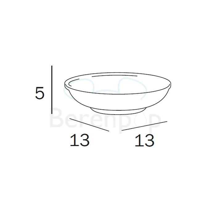 Inda Tosca - Raffaella R32110 soap dish satin glass