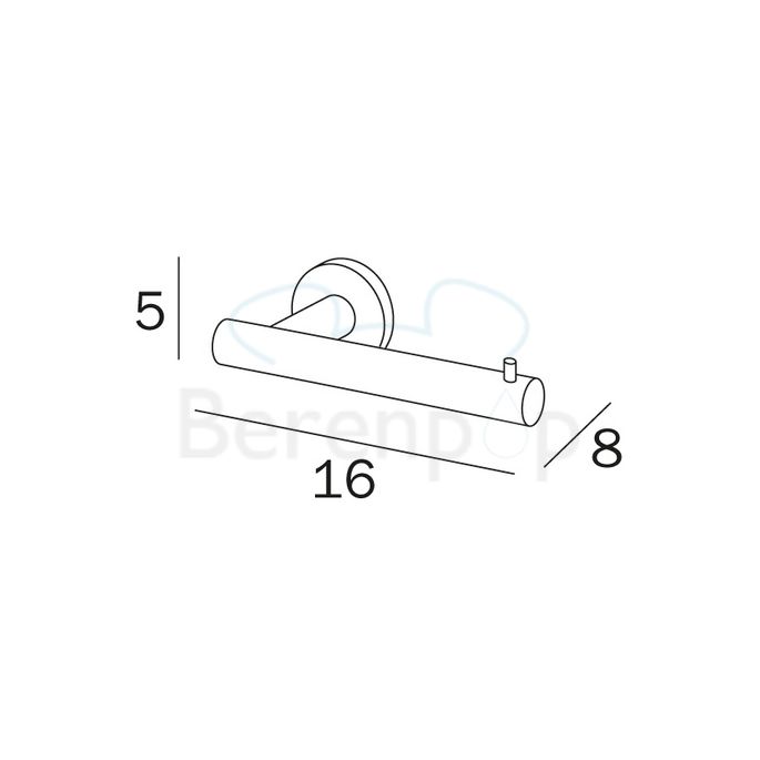 Inda Touch A4625ACR Toilettenpapierhalter chrom