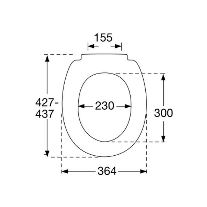 Pressalit 716 716000-D94999 toilet seat with cover white