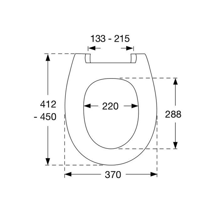 Pressalit Calmo 556000-D02999 WC-Sitze mit Deckel weiß