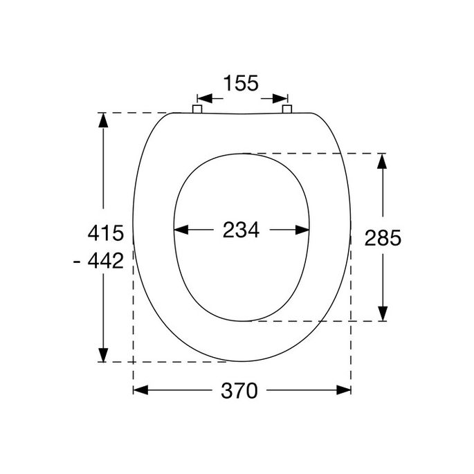 Pressalit Objecta 54011-BA1999 toilet seat with cover white polygiene