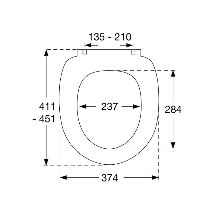 Pressalit Scandinavia PLUS 758068-D05999 toilet seat with cover bermuda