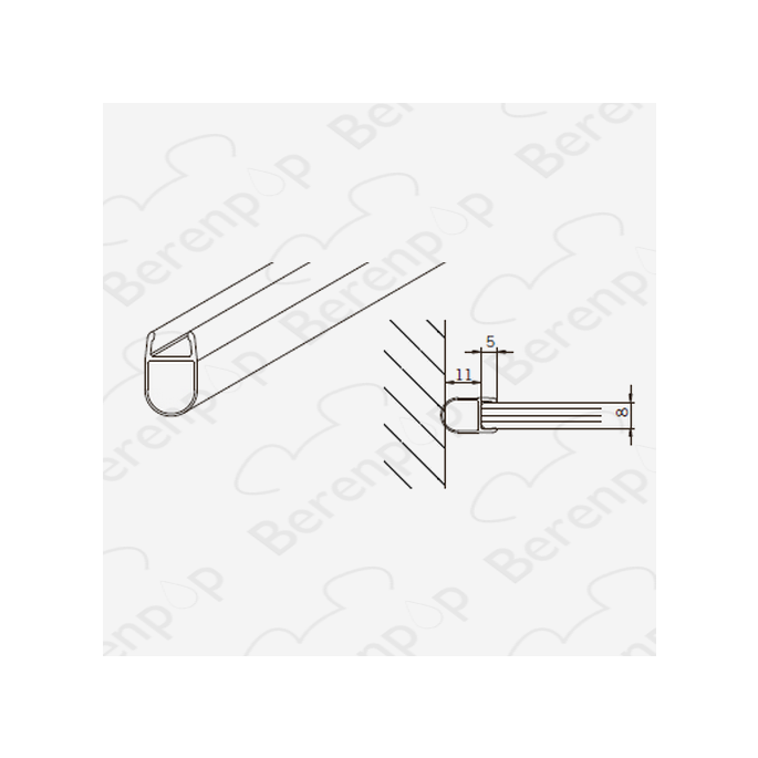 San4U Sealday SD025 o-profile, 200cm, 8mm