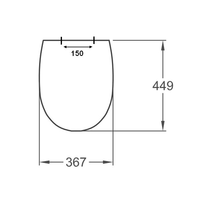 Sphinx 280 S8H50700000 WC-Sitze mit Deckel weiß *nicht mehr lieferbar*