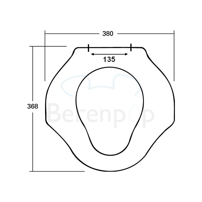Sphinx 300 Kids S8H5K00R000 toiletzitting (kinderzitting) zonder deksel wit *niet meer leverbaar*