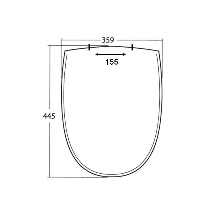 Sphinx WC-Sitze 340 S8H5N011000 mit Deckel weiß *nicht mehr lieferbar*