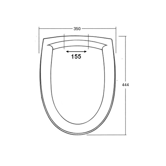 Sphinx Gilia S8H5M0S0000 WC-Sitze mit Deckel weiß *nicht mehr lieferbar*