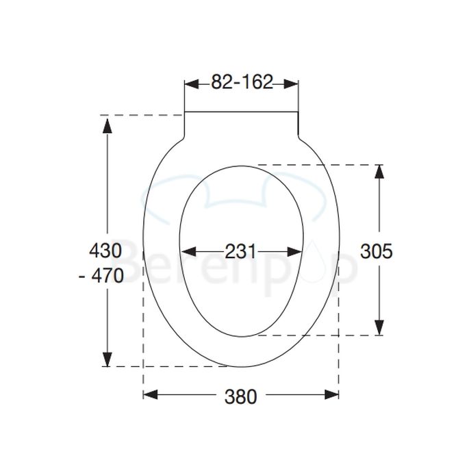 Villeroy en Boch Aveo New Generation 9M57S1R1 toiletzitting met deksel wit
